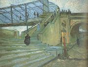 Vincent Van Gogh The Trinquetaille Bridge (nn04) USA oil painting reproduction